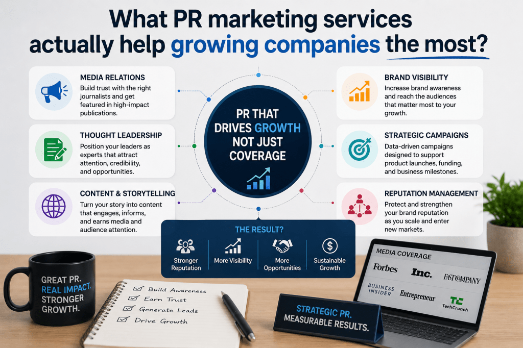 PR Marketing Agency USA Services for Growing Companies